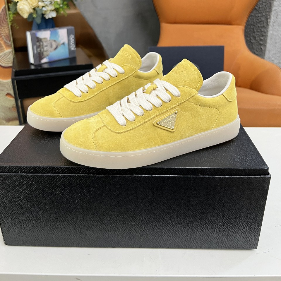 Prada Lane Deer Leather Sneakers Size 36-45