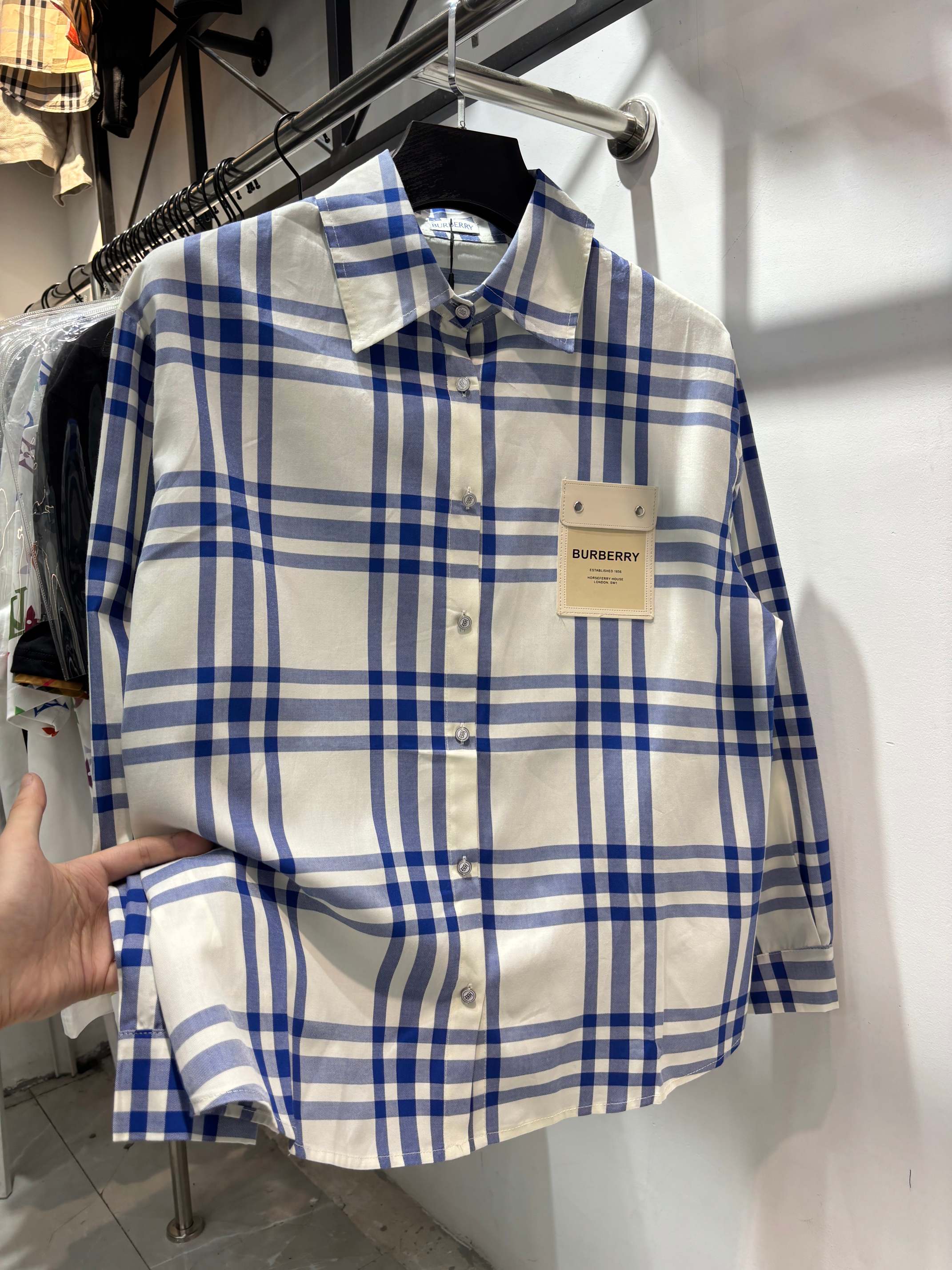 Burberry Unisex Shirt Size S-XL