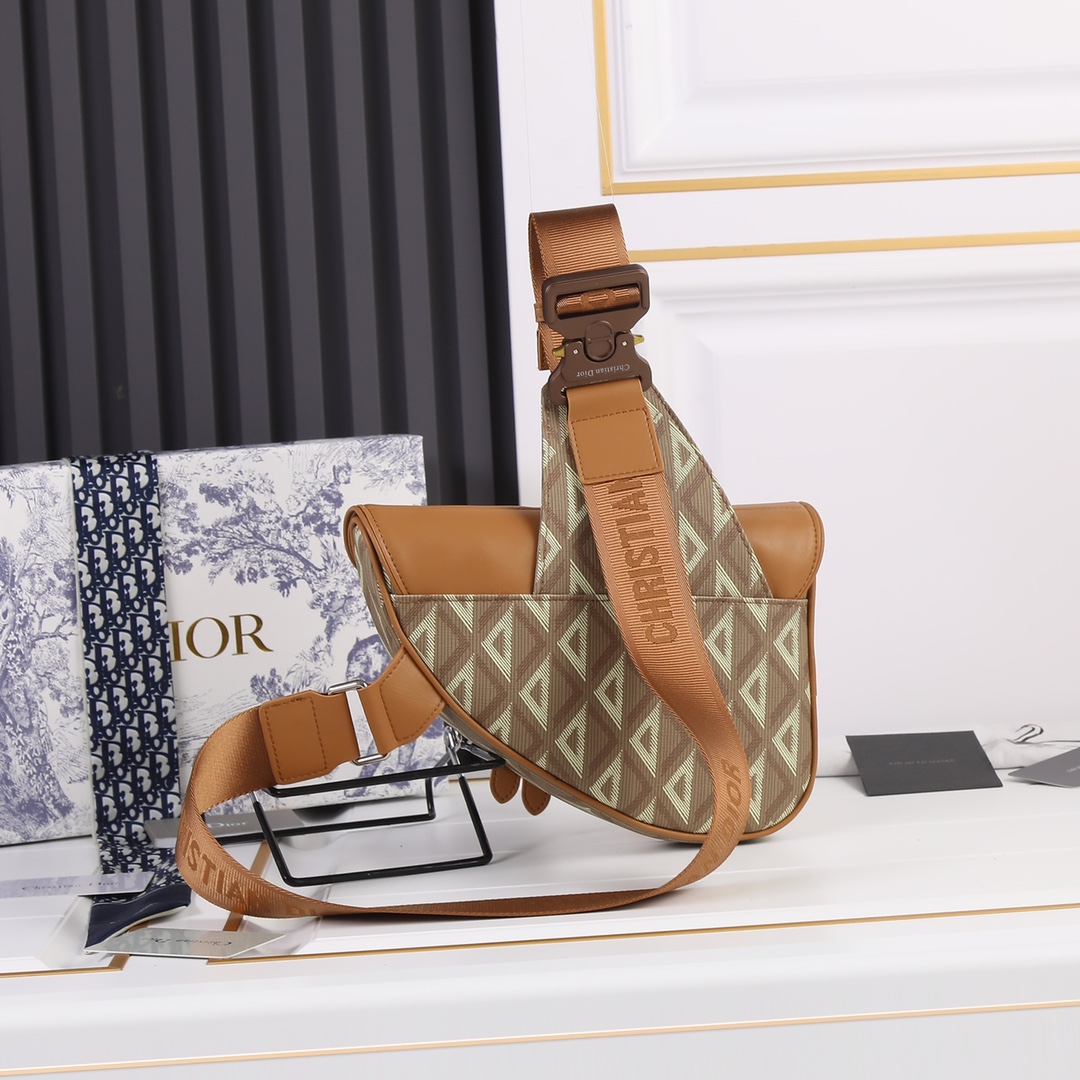 Dior 2022SS Pre-Fall Saddle Mens Shoulder Bags 20*28.6*5cm