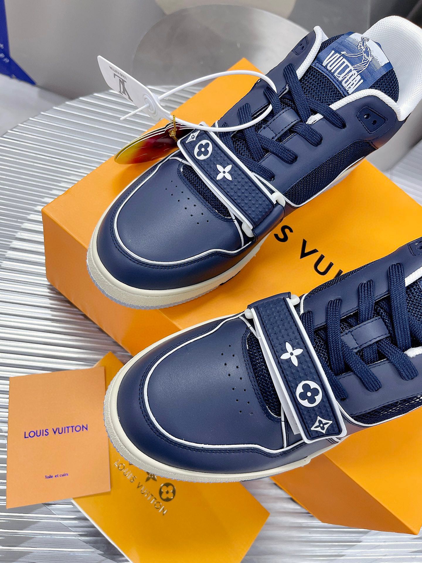 Louis Vuitton LV Trainer Velcro Strap Sneaker Size 36-46