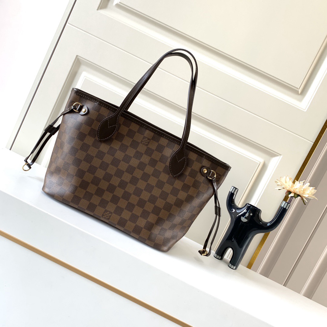 Louis Vuitton M40600 Neverfull PM Tote Bag Size 29*21*12cm