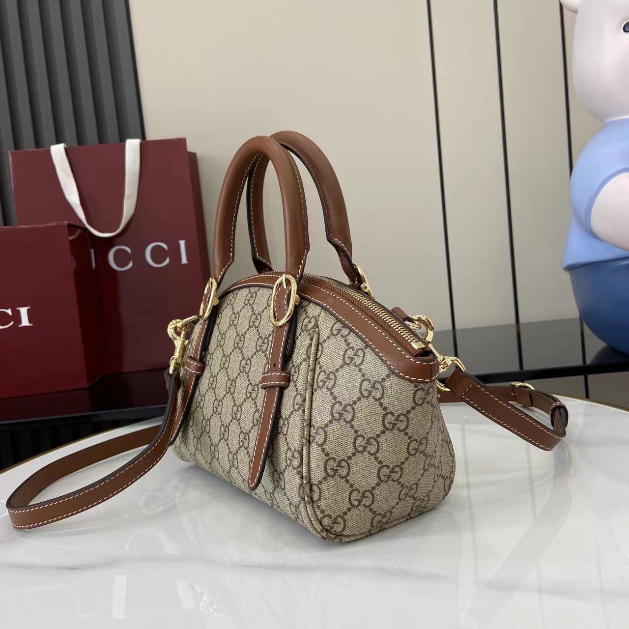 Gucci Ophidia Padlock Women Shoulder Bags Size 31*17*12cm