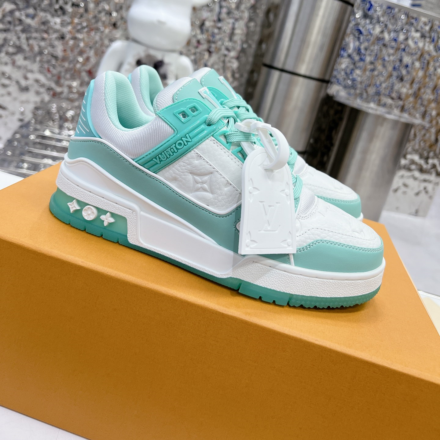 Louis Vuitton Trainer Monogram denim Sneaker Size 36-46