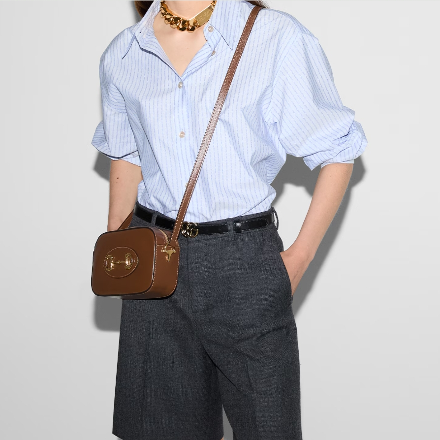 Gucci Kleine Gucci Horsebit 1955 Women Shoulder Bags 20*13*6cm