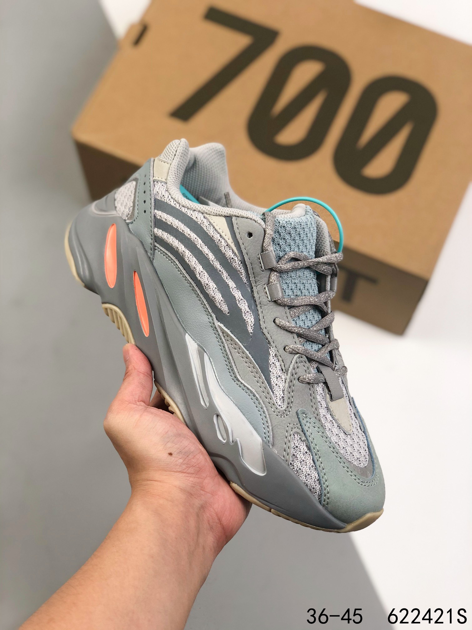 Yeezy Boost 700 V1 Sun Mens/Women's Sneakers Shoes 36 - 45