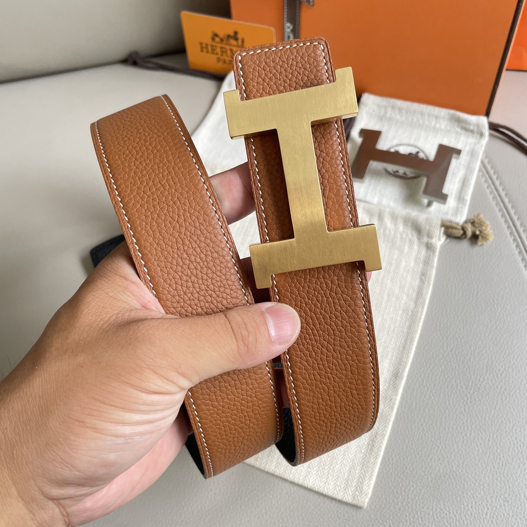 Hermes Mens Belt Width 3.8cm