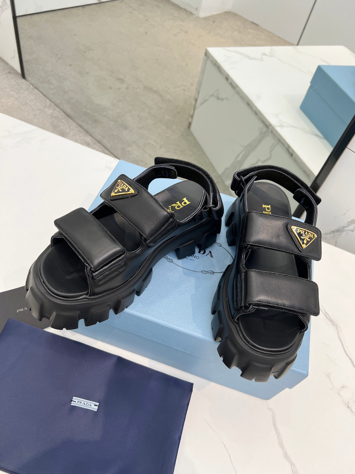 Prada 2024 New Monolith sandals Size 36-41