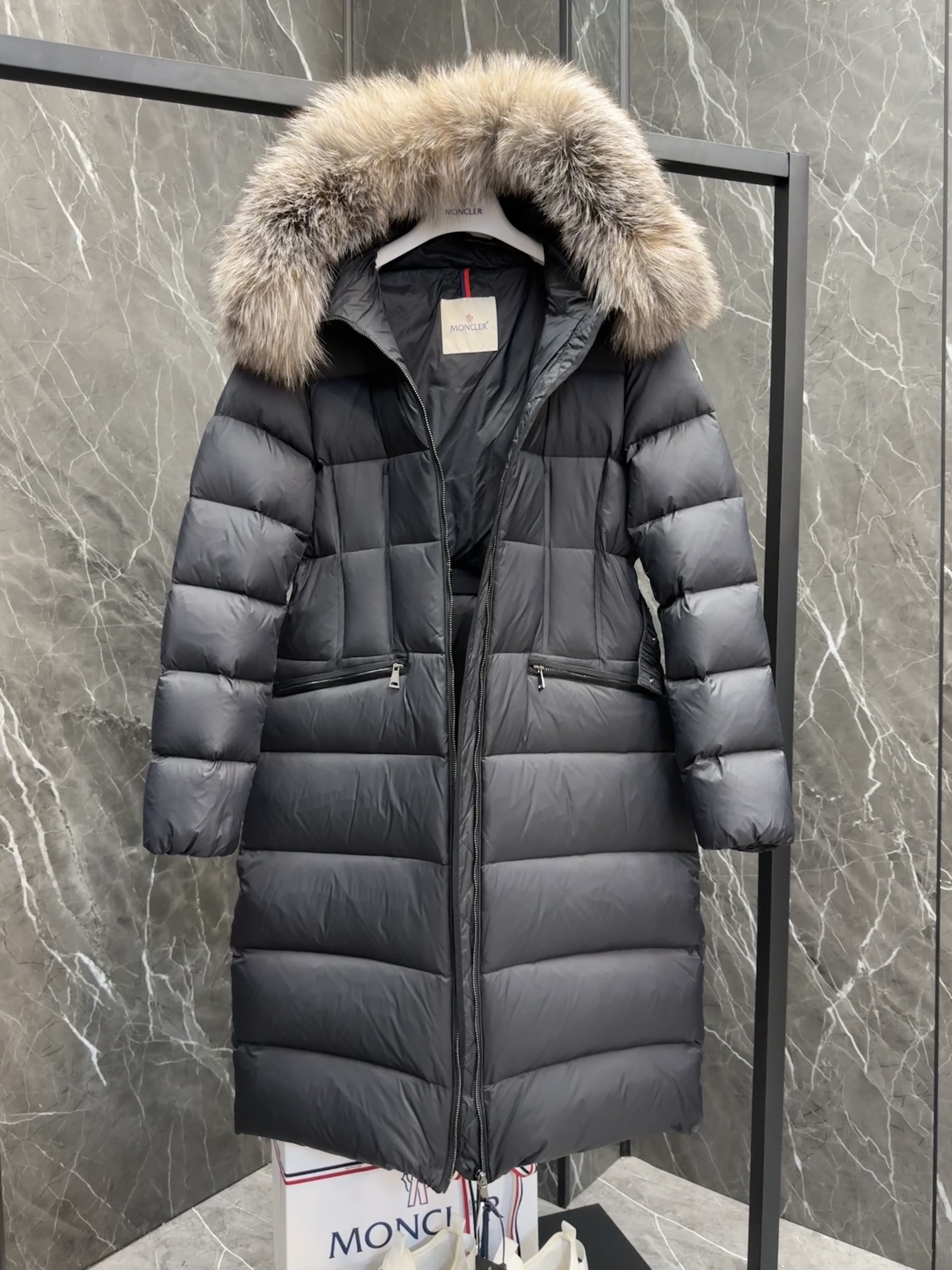Moncler Boed Long Women Down Jacket Size S-XL