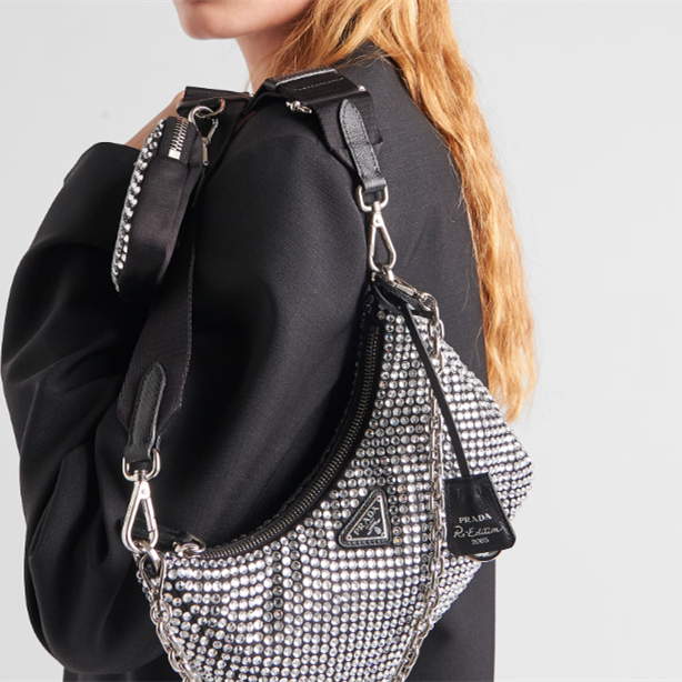 Prada 1BH204 Re-Edition 2005 Re-Nylon Women Shoulder Bags Size 22*18*6cm