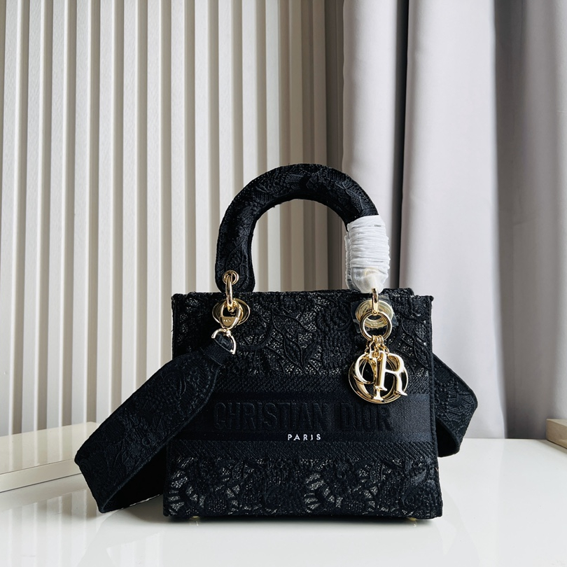 Dior Lady D-lite Women Shouler Bags 24cm