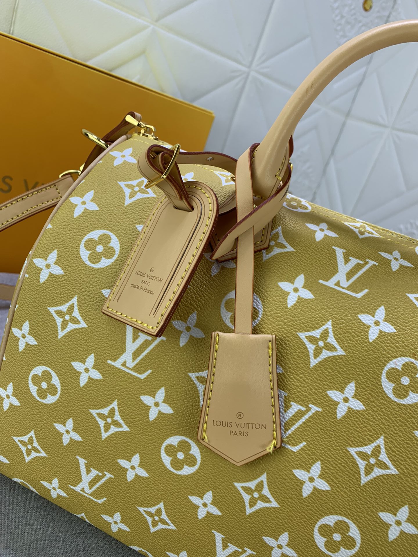 Louis Vuitton Speedy P9 Bandoulière 30 Monogram Leather Travel Bags Size 30*21*7cm