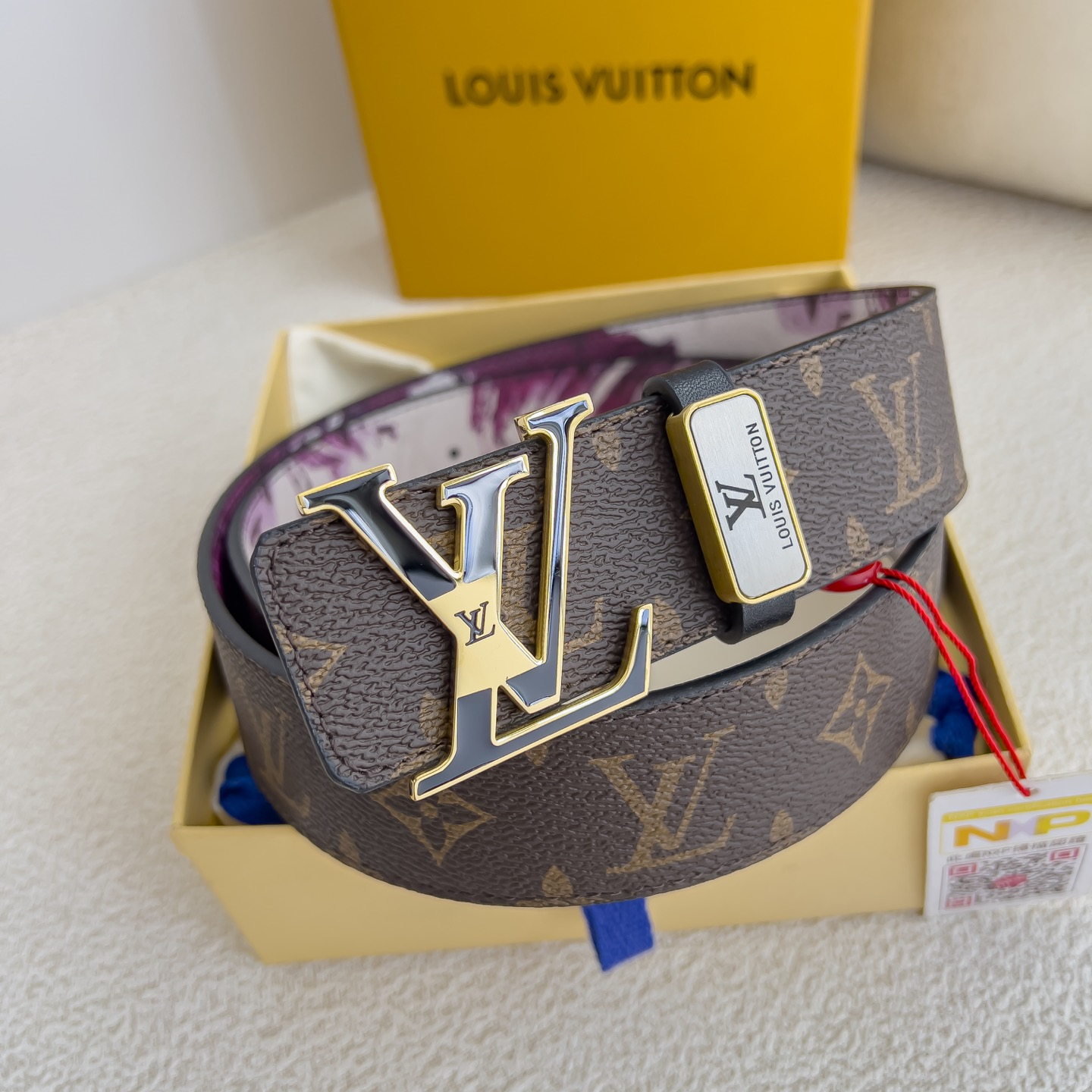 Louis Vuitton Mens Belt Width 3.8cm