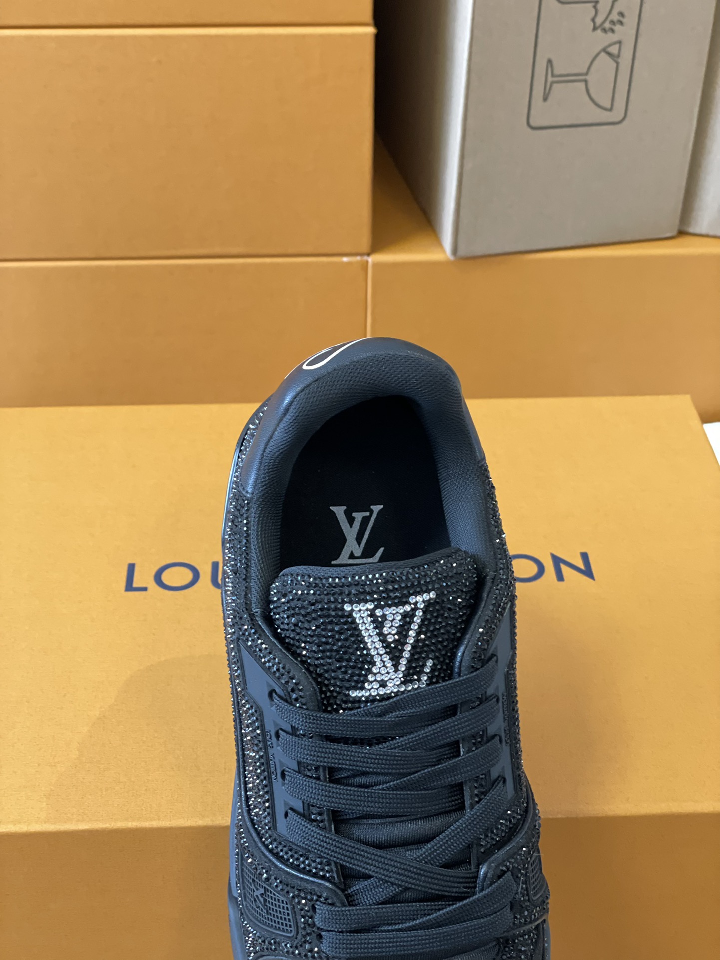 Louis Vuitton LV Trainer Diamond Sneaker Size 36-46