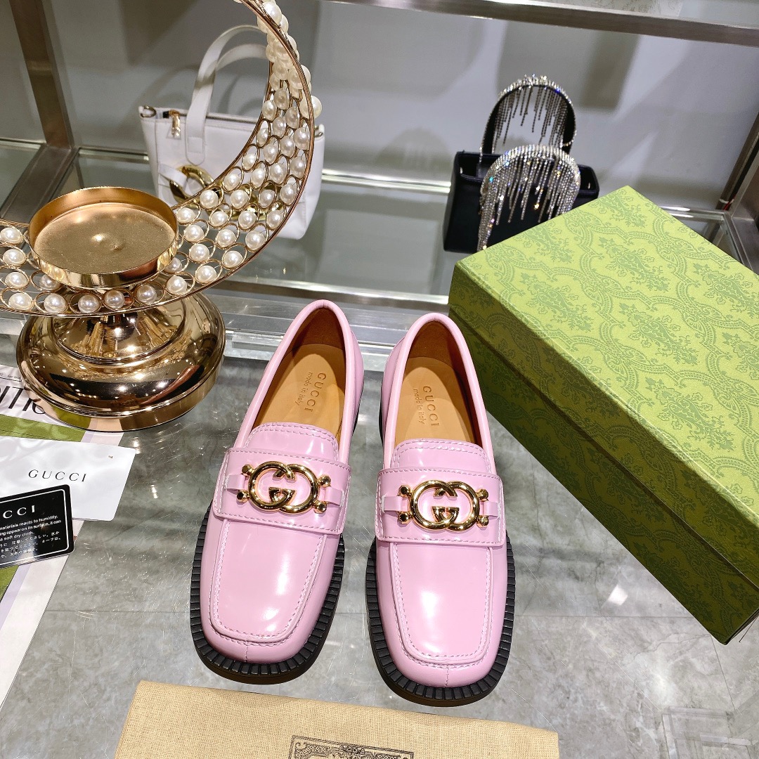 Gucci Loafers with Interlocking G Size 35-41 3-Color