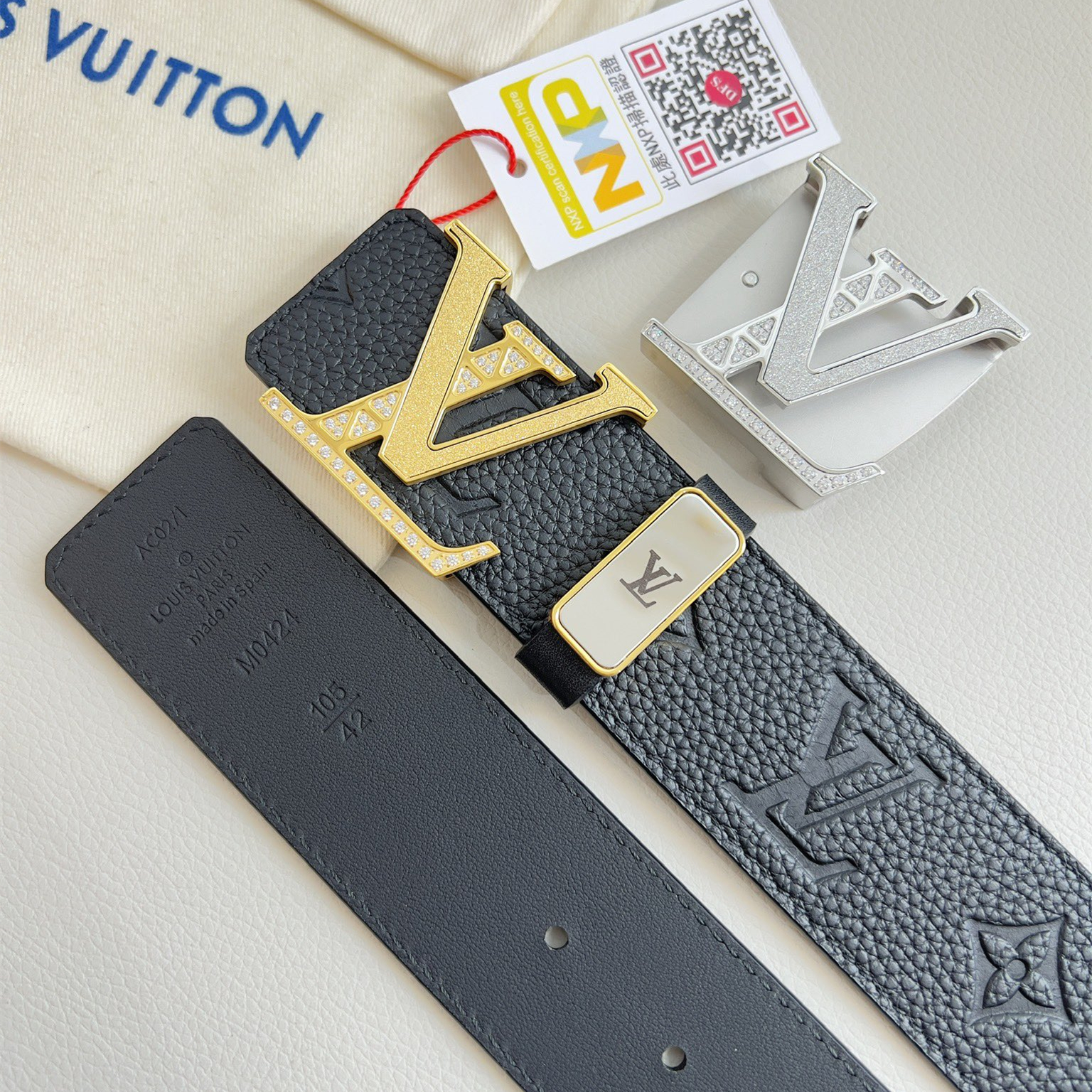Louis Vuitton Mens Belt Width 3.8cm