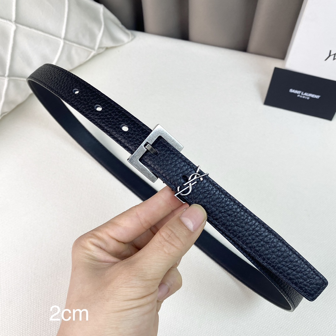 YSL Women Belt Width 2cm