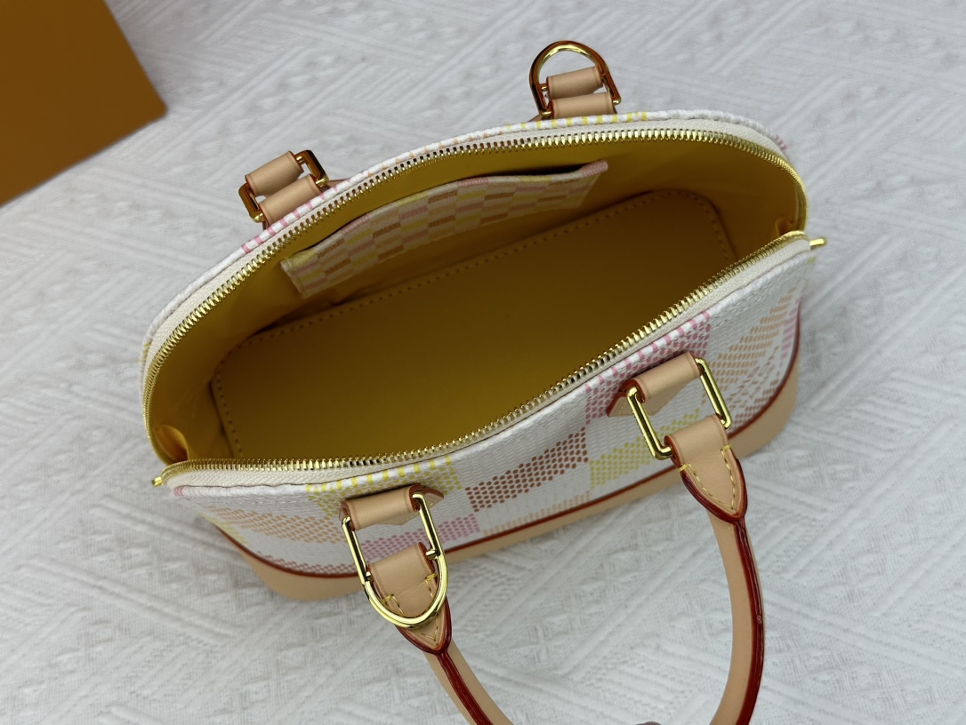 Louis Vuitton N40516 Alma BB Damierlicious Women Shoulder Bags Size 23*17*11cm