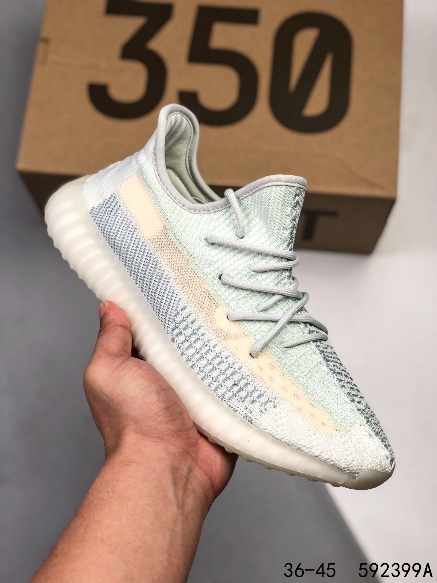 Yeezy 350 Boost 350 V2 Mens/Women Sneakers Shoes Light Green 36 - 45