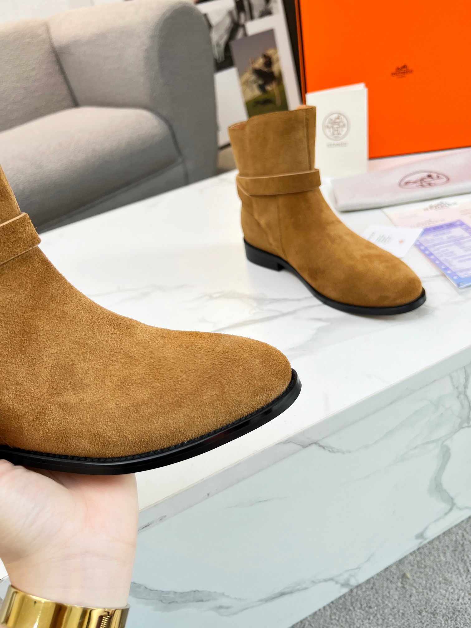 Hermes Women Kelly Boots Size 36-41