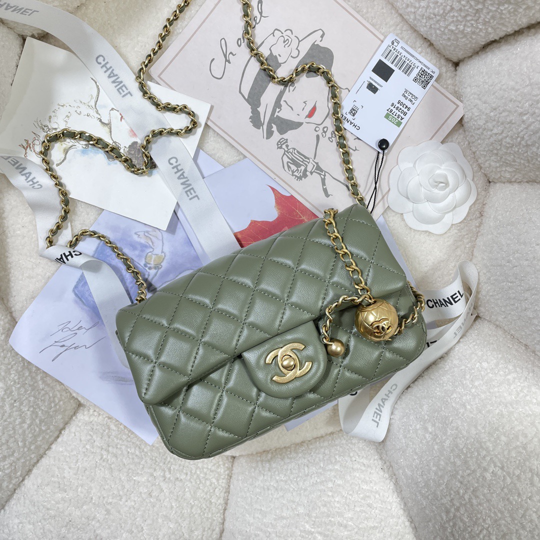 Chanel AS1787 Shoulder Bags Sheepskin 20cm