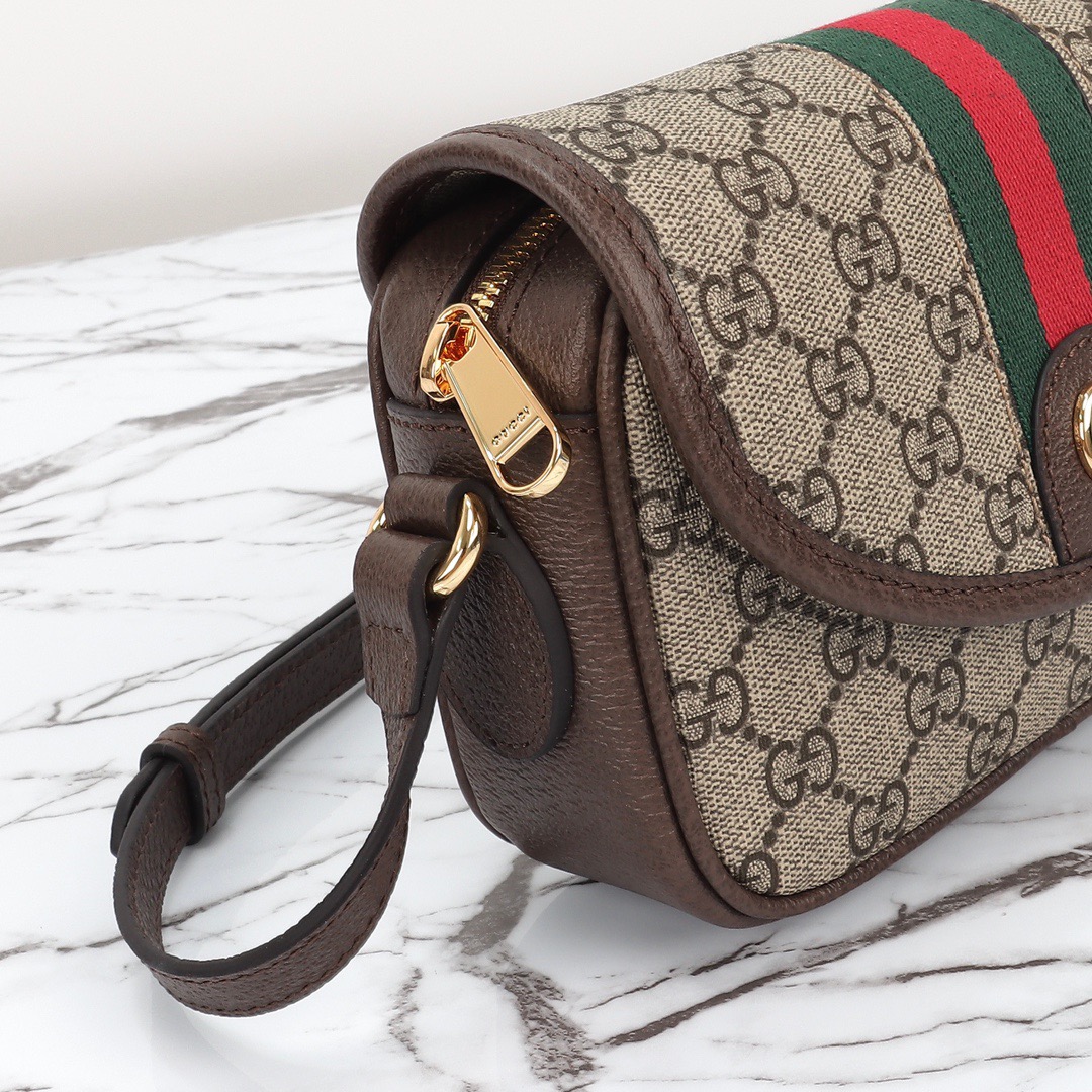 Gucci Ophidia GG Women Shoulder Bags 13*22*4cm