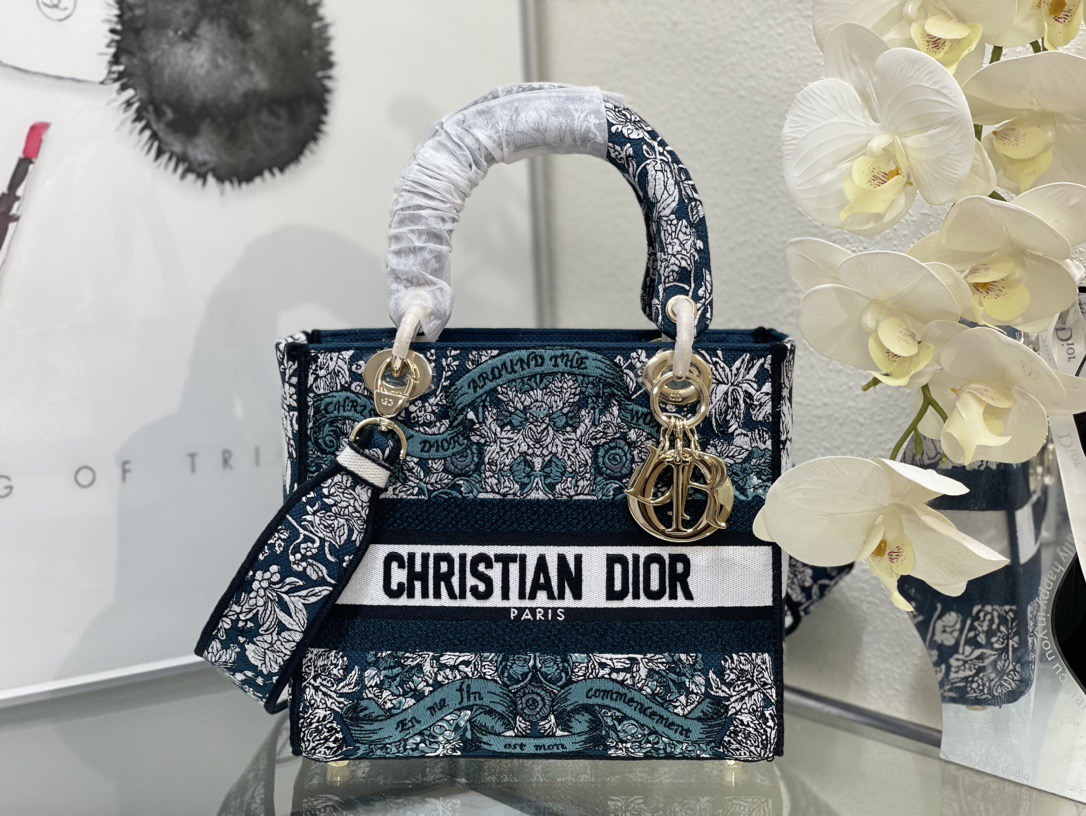 Dior Lady Women Shoulder Bags 24*20*11cm