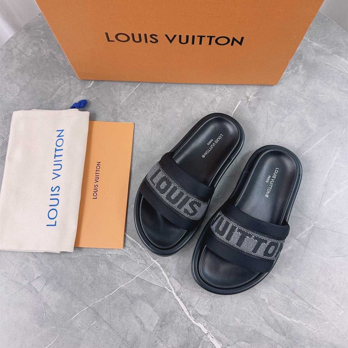 Louis Vuitton Slippers Size 36-46 2-Color