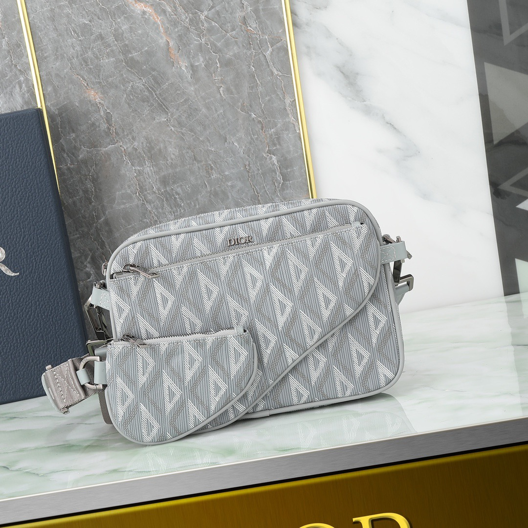 Dior CD Diamond Mens Shoulder Bags Size 23*16.5*4cm