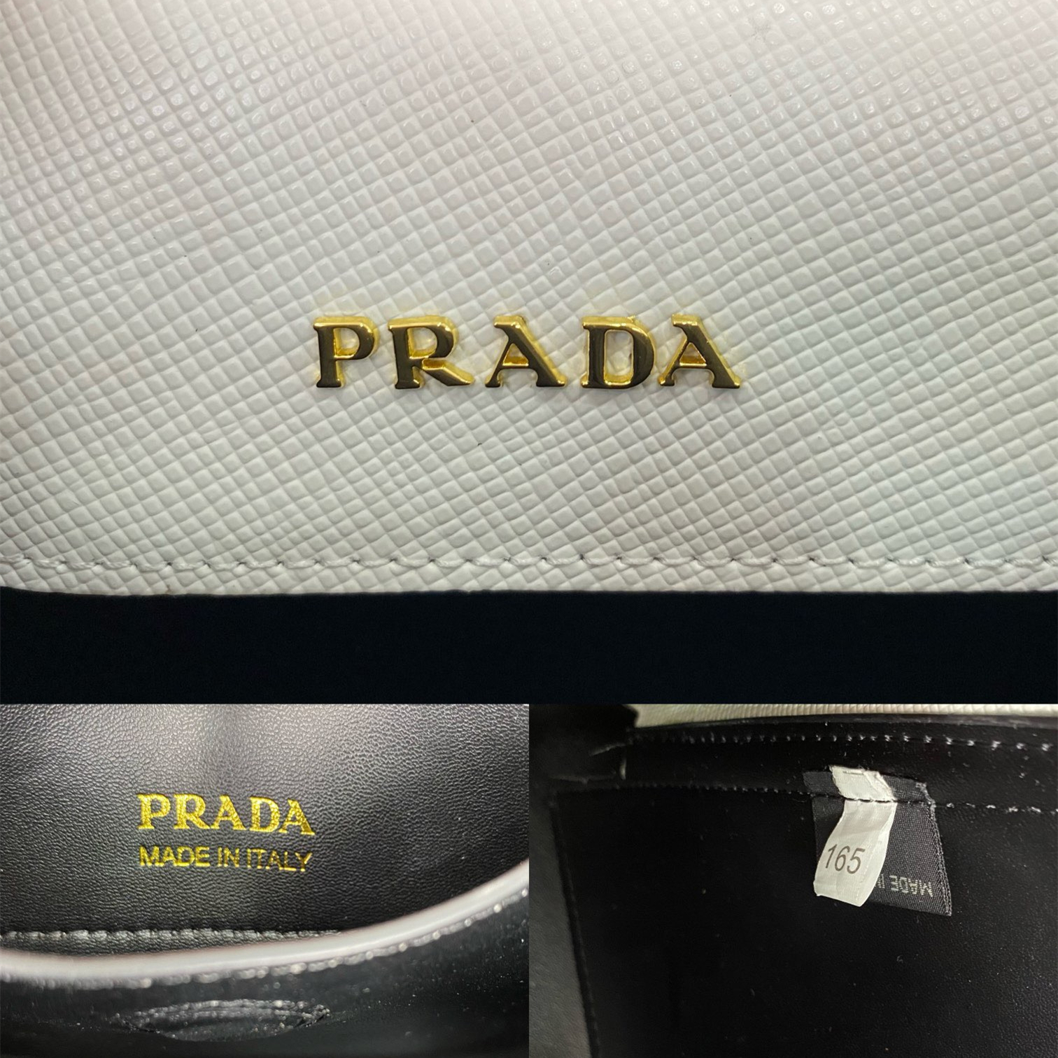Prada 1BG443 Double Saffiano Leather Women Shoulder Bags Size 25*18.5*12.5cm
