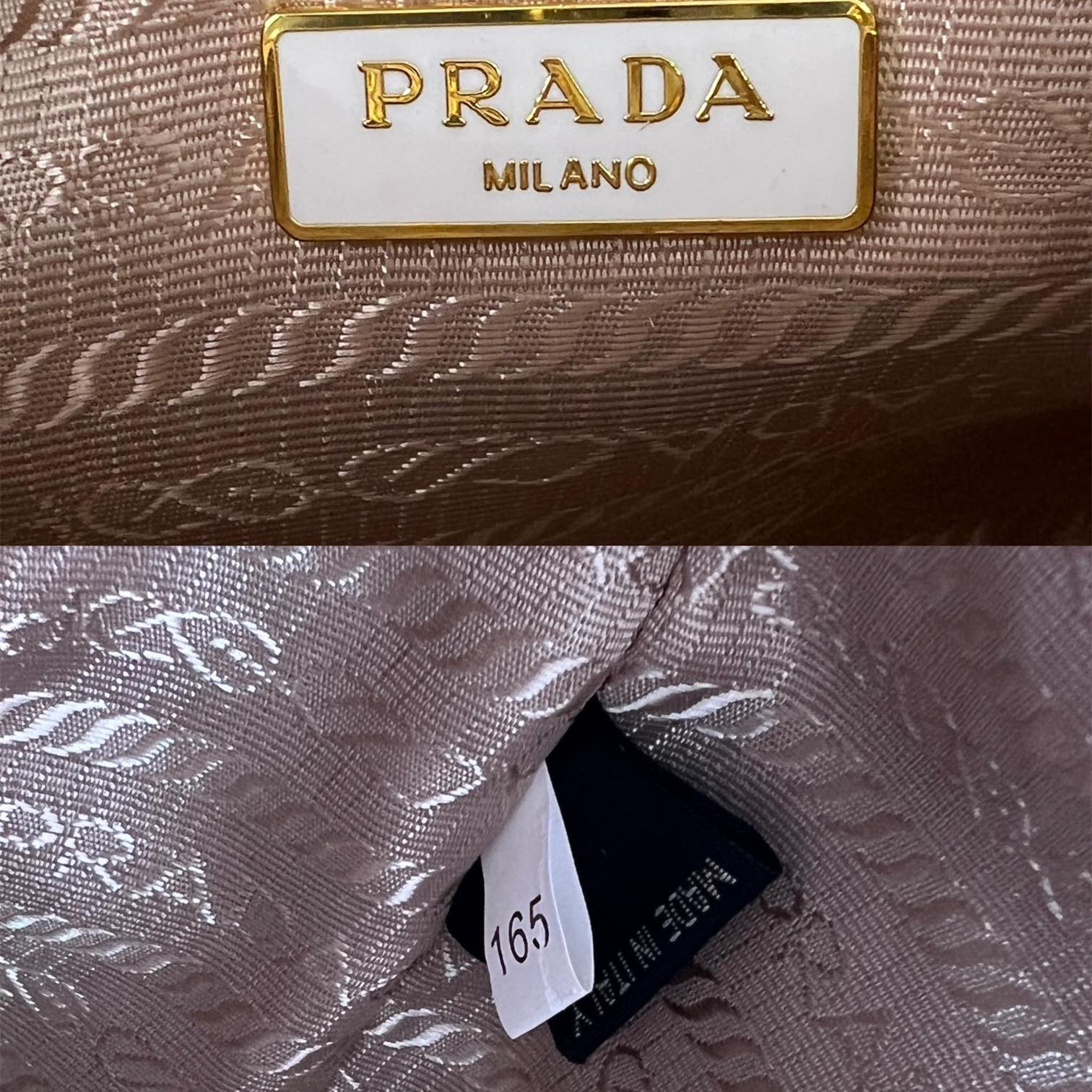 Prada 1BC204 Saffiano Leather Women Shoulder Bags Size 22*18*6cm