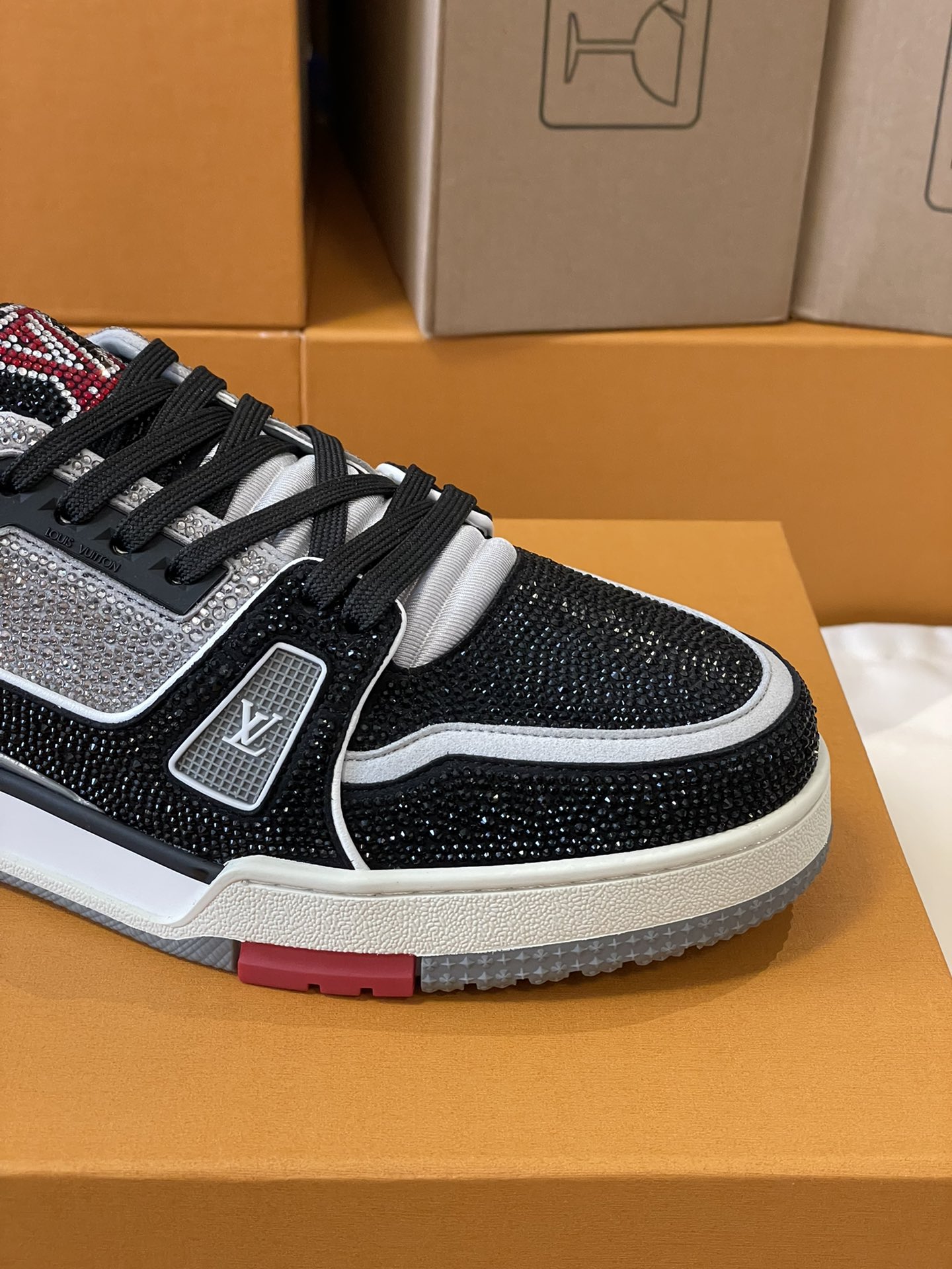 Louis Vuitton LV Trainer Diamond Sneaker Size 36-46