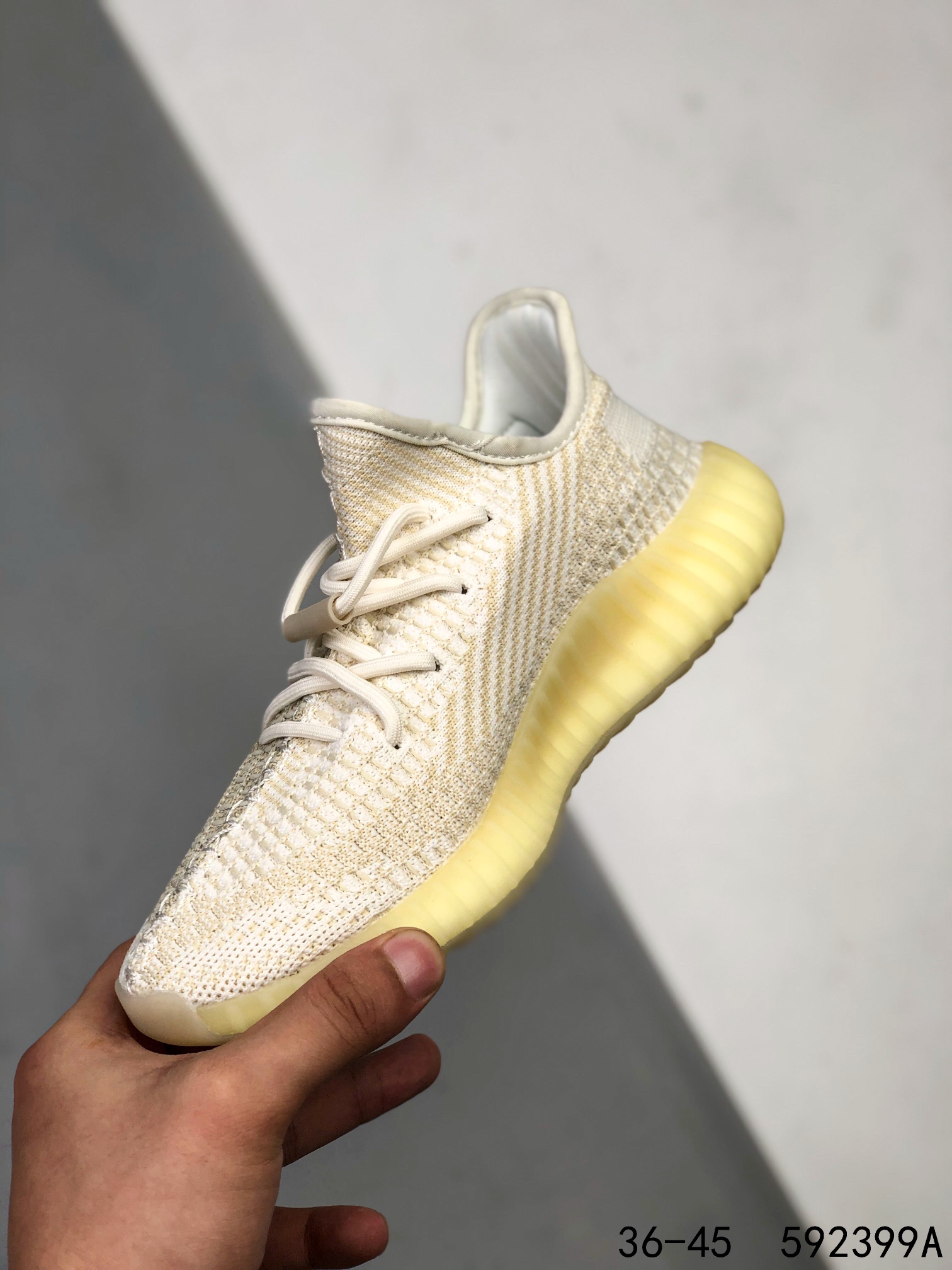 Yeezy 350 Boost 350 V2 Mens/Women Sneakers Shoes Pale Yellow 36 - 45