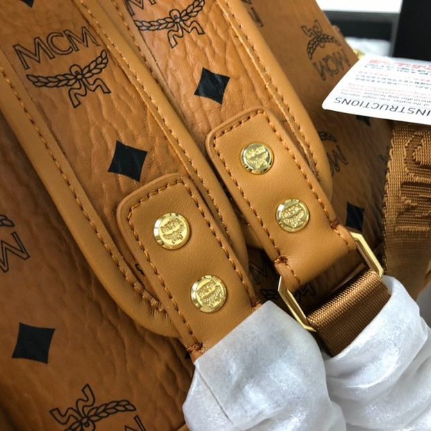 MCM Stark Side Studs Backpack in Visetos 4-Size