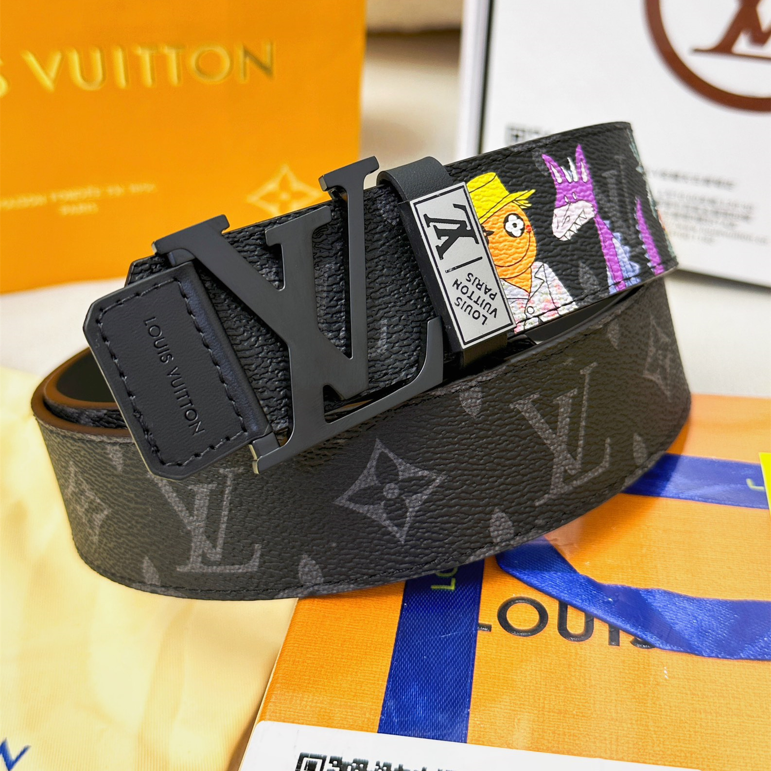 Louis Vuitton Mens Belt Width 3.8cm