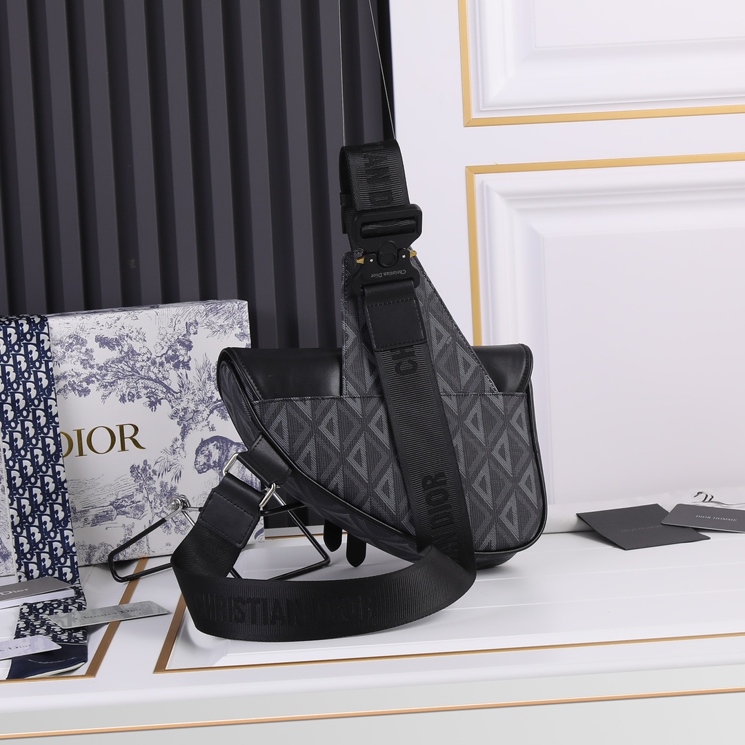 Dior 2022SS Pre-Fall Saddle Mens Shoulder Bags 20*28.6*5cm