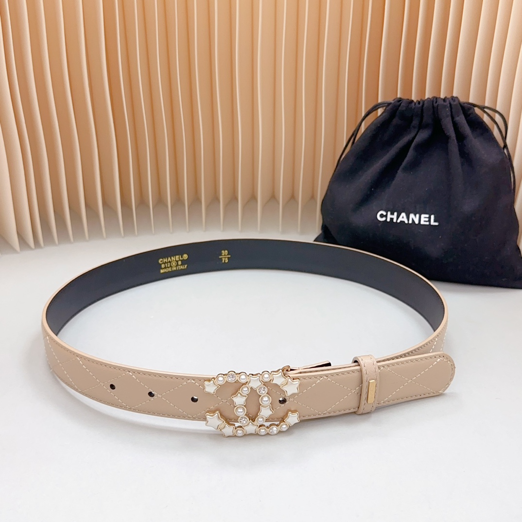Chanel Women Belt Width 3cm