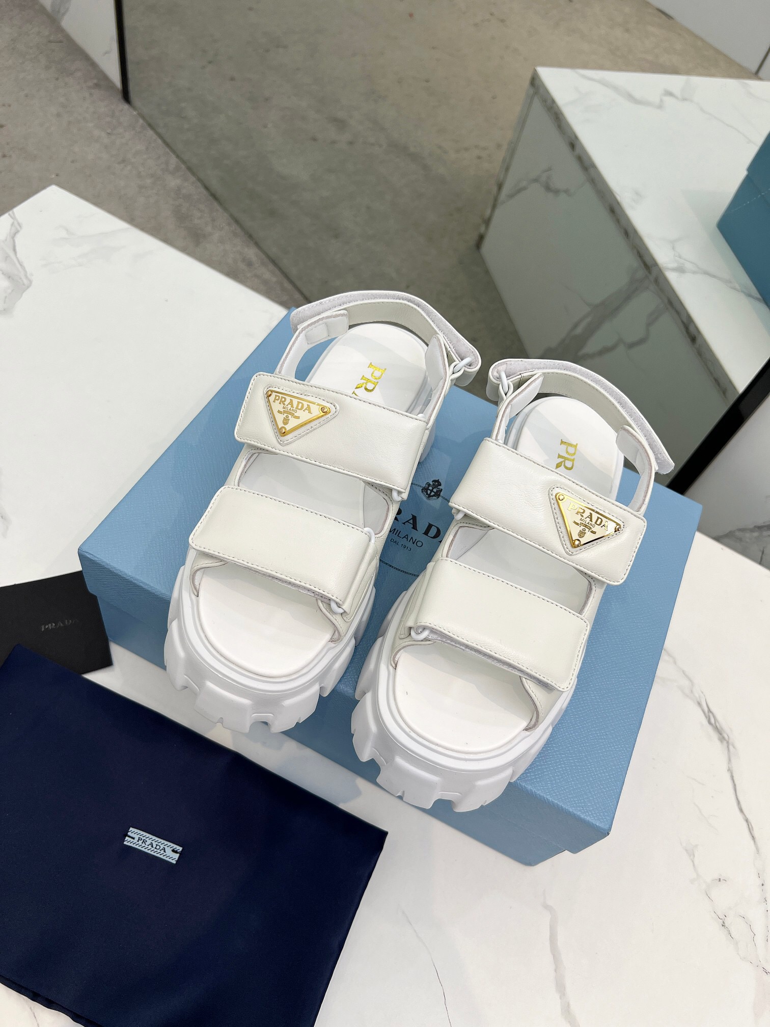 Prada 2024 New Monolith sandals Size 36-41