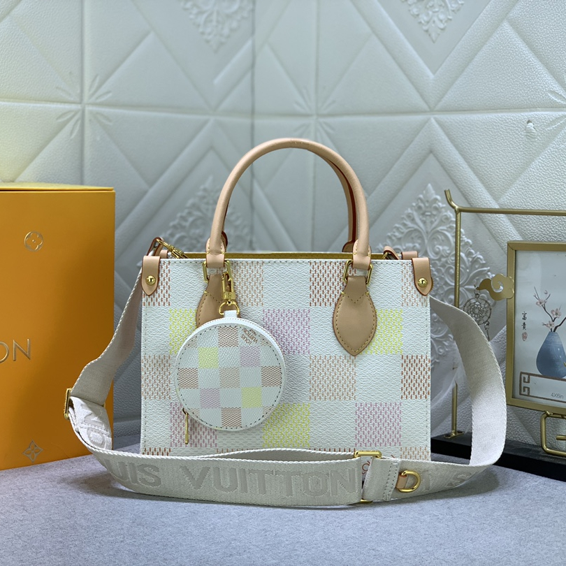 Louis Vuitton M46373 OnTheGo Women Shoulder Bags Size 25*19*11cm