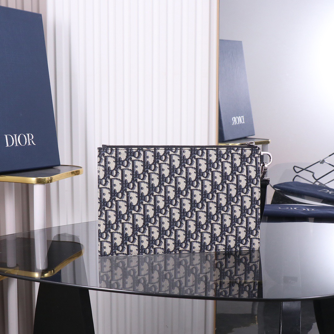 Dior Oblique Clutch Bags Size 26.5*17.5cm