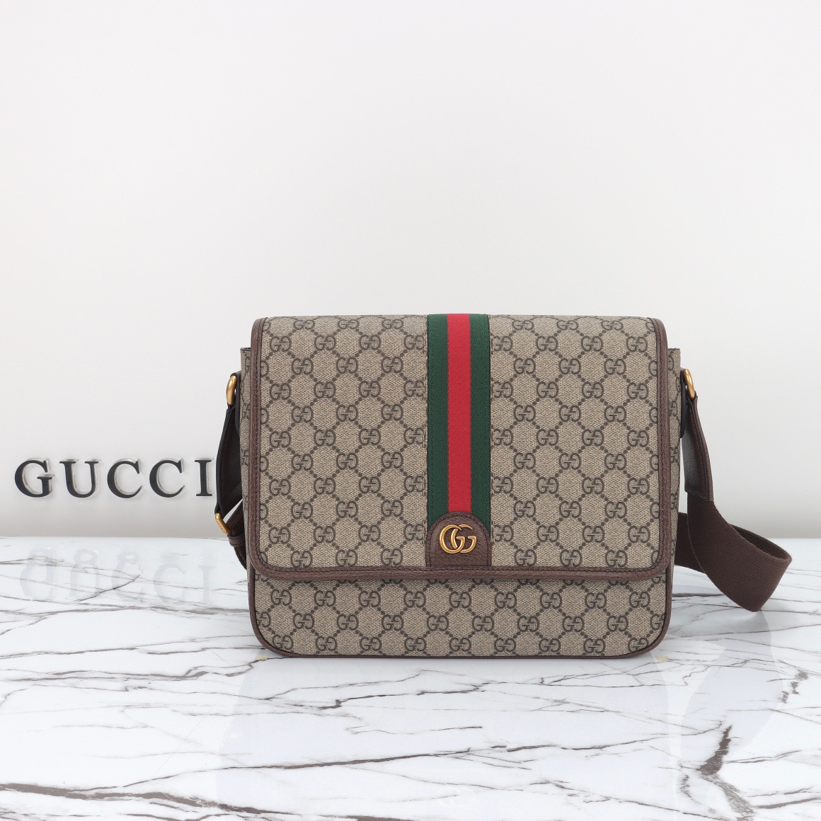 Gucci Mittelgrosse Ophidia Mens Shoulder Bags Size 28*22*8cm