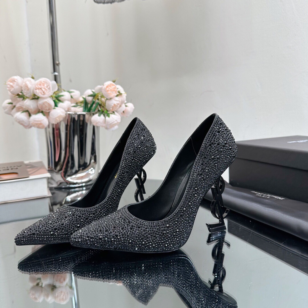 YSL Full Diamond Pumps Size 35-41