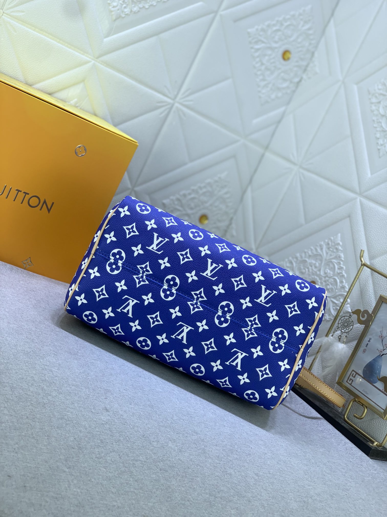 Louis Vuitton Speedy P9 Bandoulière 30 Monogram Leather Travel Bags Size 30*21*7cm