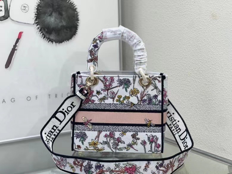 Dior Lady Women Shoulder Bags 24*20*11cm