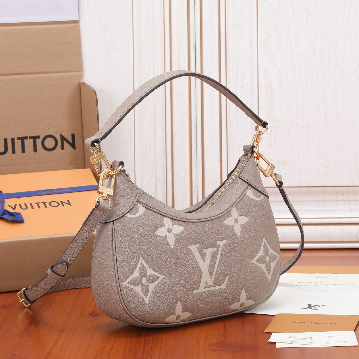 Louis Vuitton M46112 Bagatelle Women Shoulder Bags Size 22*14*9cm