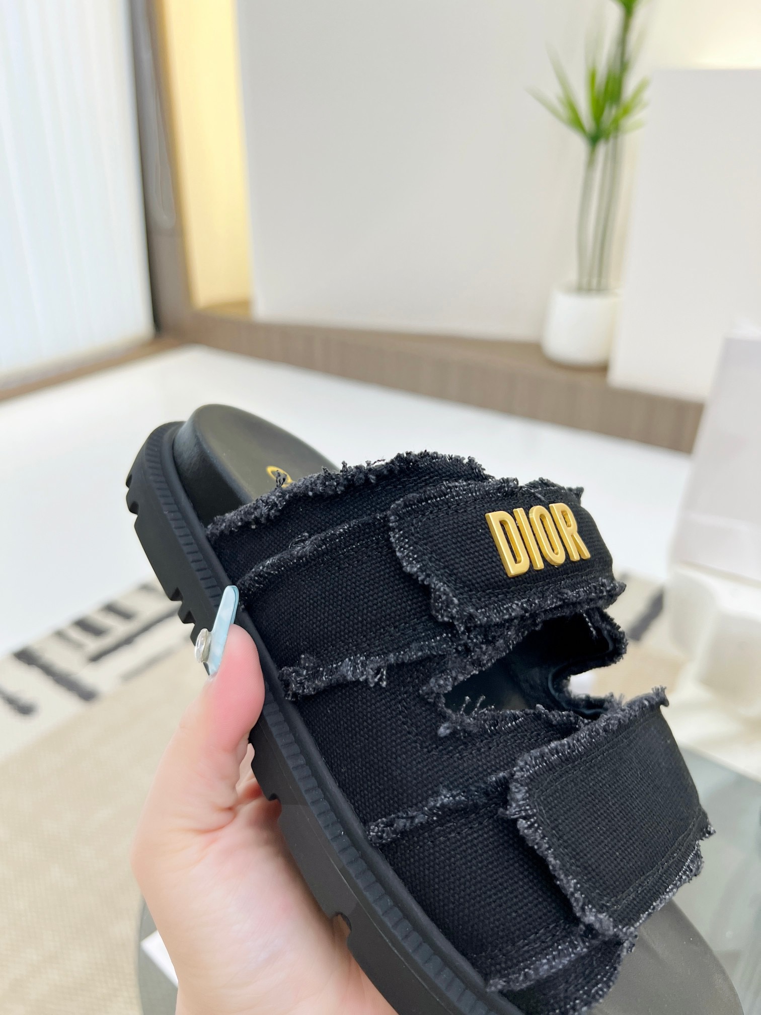 Dior Velcro Women Slippers Size 36-41