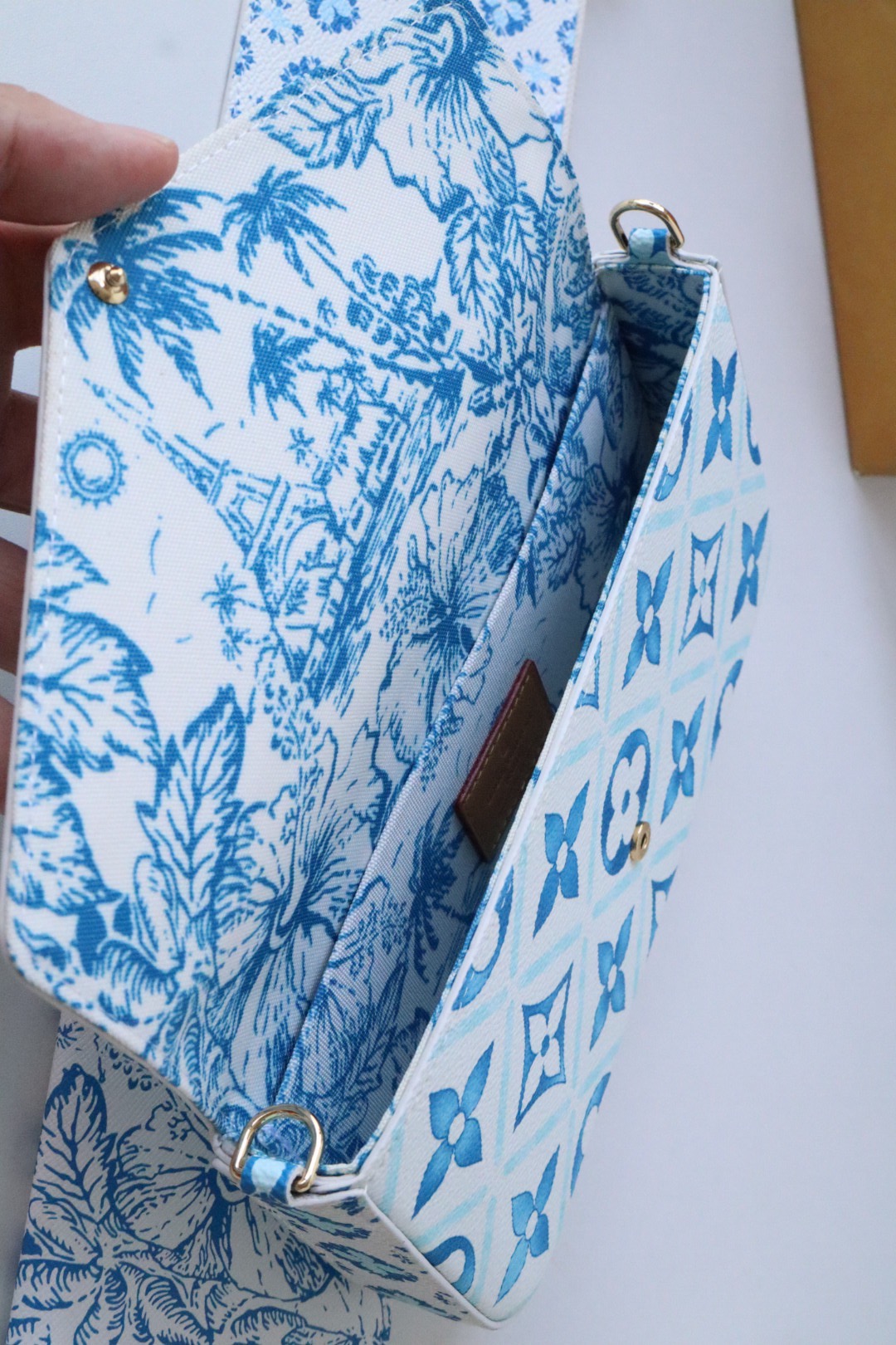 Louis Vuitton M11459 Félicie Pochette Women Shoulder Bags Size 21*12*3cm