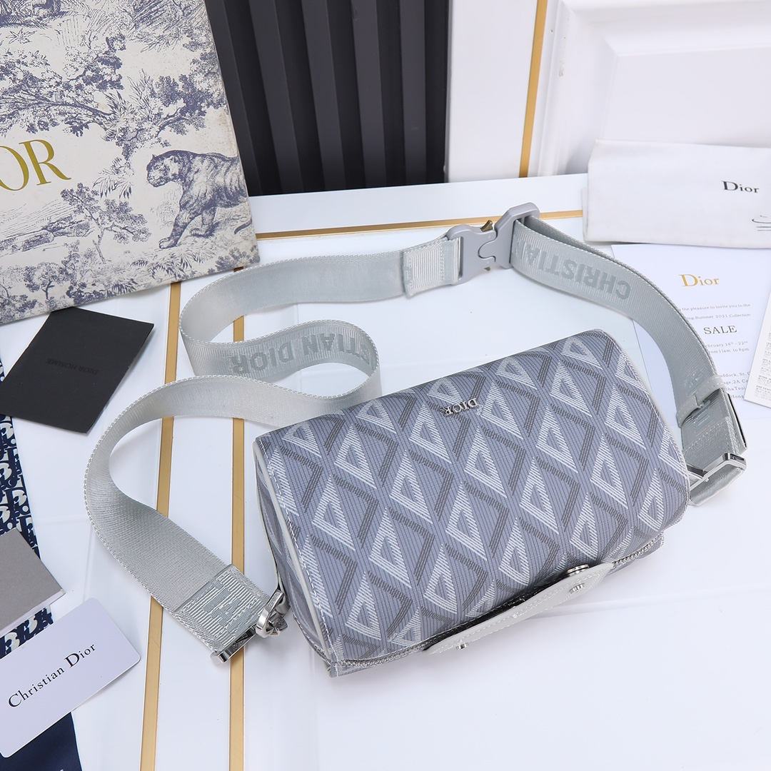 Dior Lingot Mens Shoulder Bags Size 22*10.5*12.5cm