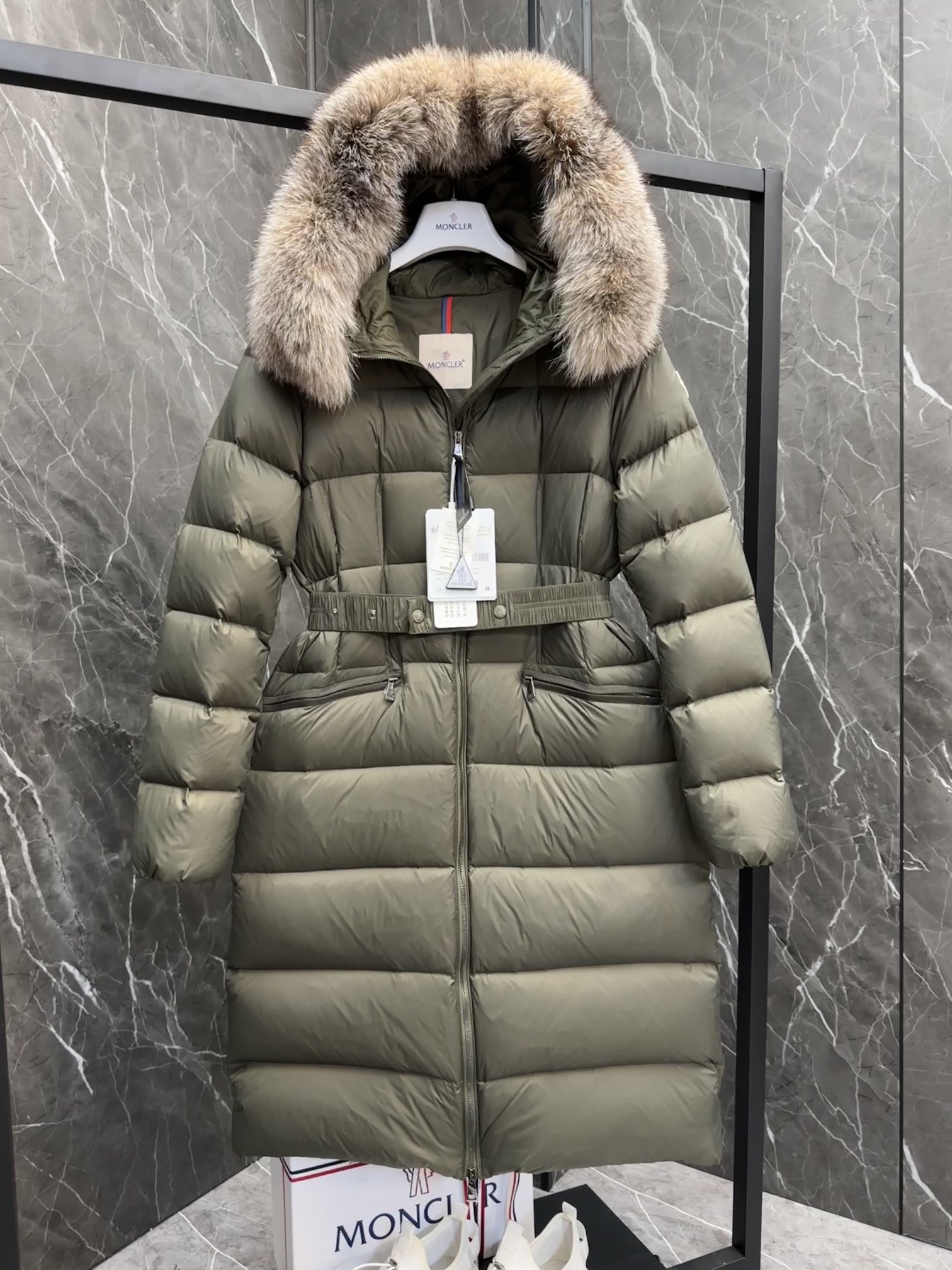 Moncler Boed Long Women Down Jacket Size S-XL