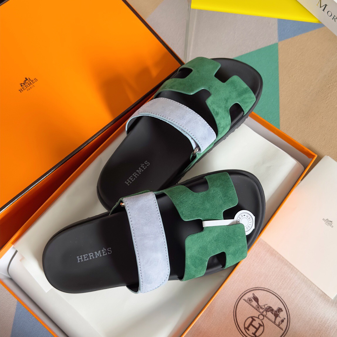 Hermes chypre Slippers Size 36-45