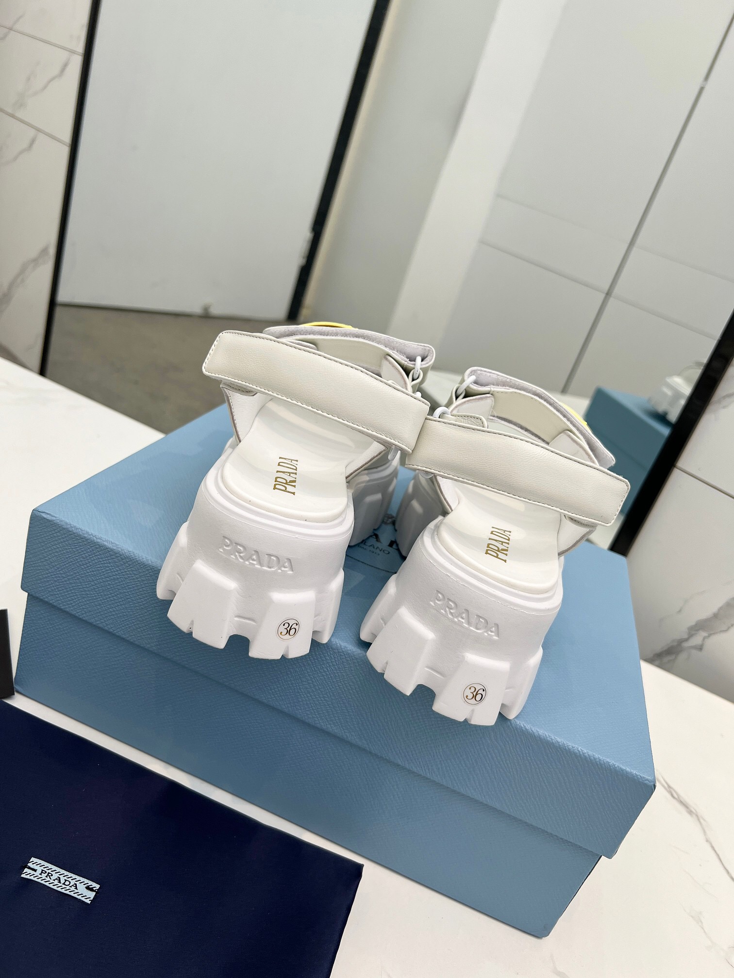 Prada 2024 New Monolith sandals Size 36-41